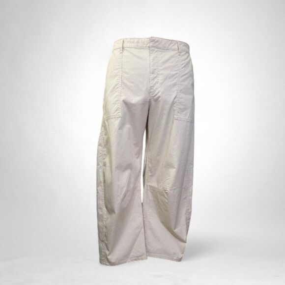 GAP High Rise Barrel Khakis in Tan Chino, NWT! Size 20 - Picture 1 of 7